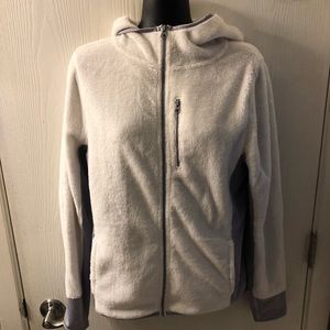 Hooded zip sweater